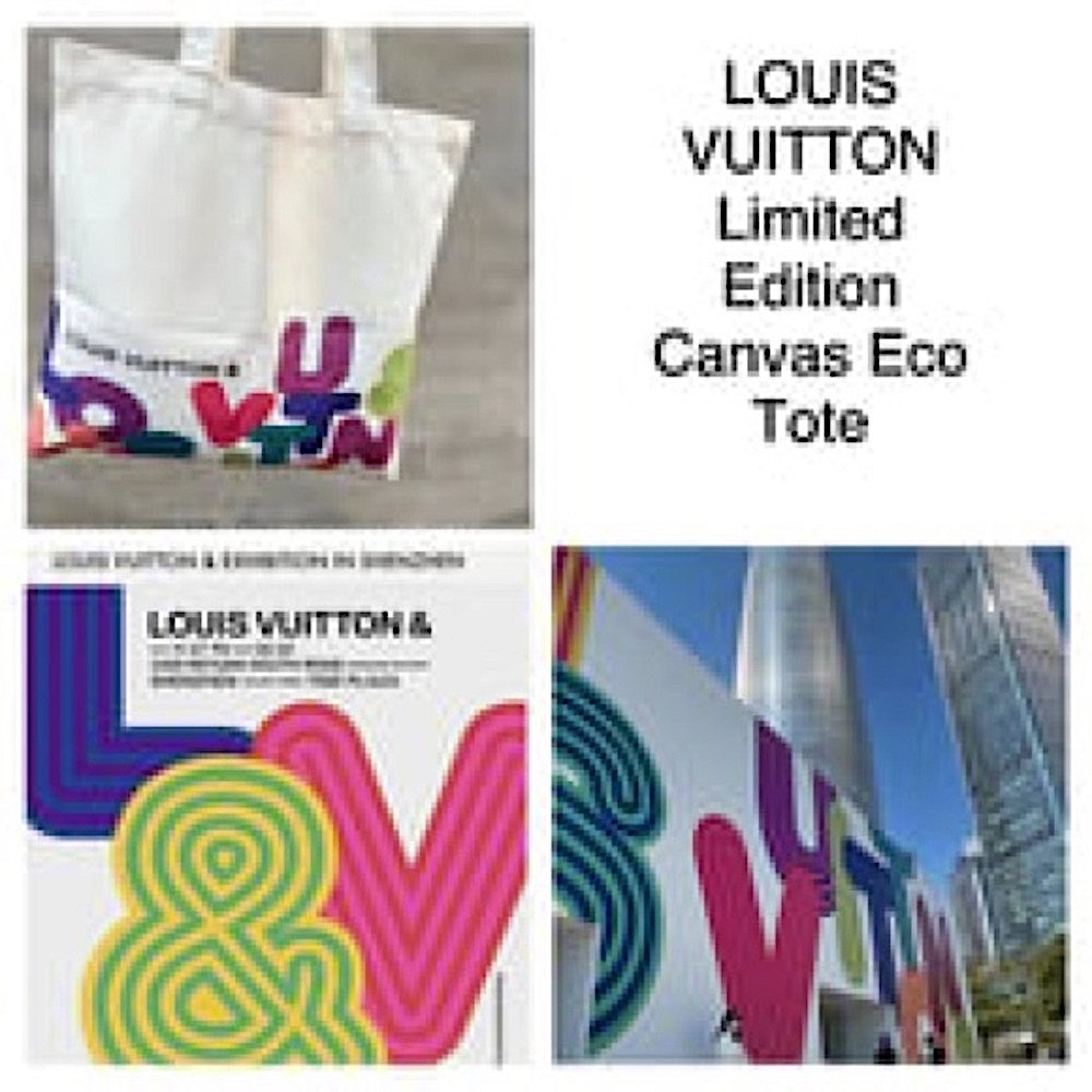 NWT Louis Vuitton Collab Exhibition City Tote Canvas Limited Edition - Picture 4 of 16
